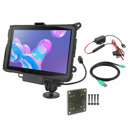 RAM® Power & Data Mount for Samsung Tab Active Pro with Backing Plate