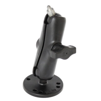 RAM® Drill-Down Double Ball Mount with 1/4"-20 Threaded Stud