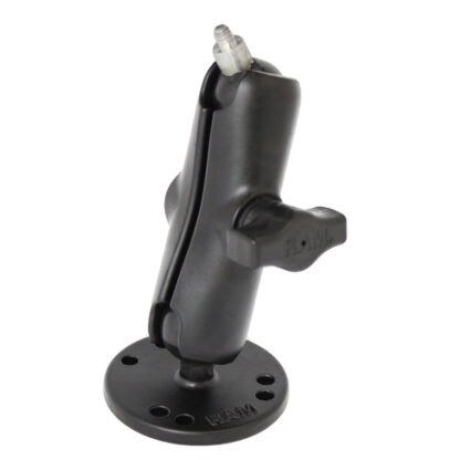 RAM® Drill-Down Double Ball Mount with 1/4"-20 Threaded Stud