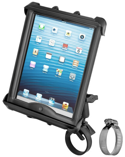 RAM® Tab-Tite™ Mount with Strap Hose Clamp for iPad with Case + More