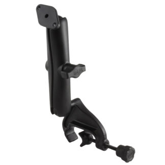 RAM® Double Ball Yoke Clamp Mount with Diamond Plate