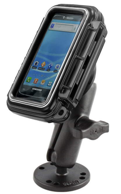 RAM® Aqua Box® Small Device Mount with Drill-Down Base
