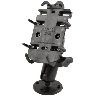 RAM® Quick-Grip™ Spring-Loaded Phone Mount with Drill-Down Base
