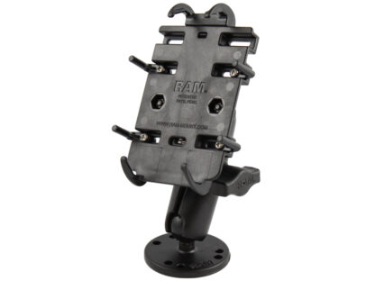 RAM® Quick-Grip™ Spring-Loaded Phone Mount with Drill-Down Base
