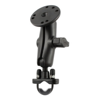 RAM® Handlebar U-Bolt Double Ball Mount with Round Plate
