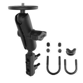 RAM® Brake/Clutch Reservoir Mount with Round Plate & 1/4"-20 Stud