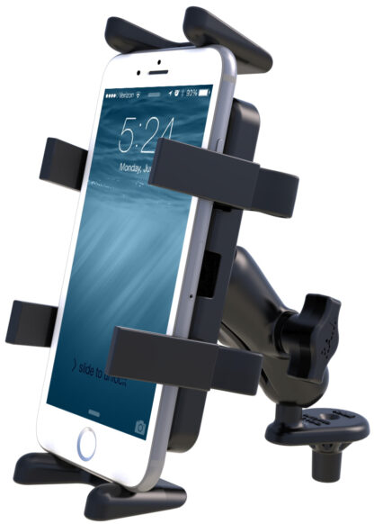 RAM® Finger-Grip® Universal Holder with Motorcycle Fork Stem Base