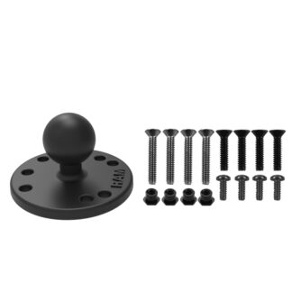 RAM® Round Plate with Ball & Mounting Hardware for Garmin GPSMAP + More