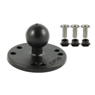 RAM® Round Plate with Ball & Mounting Hardware for Garmin GPSMAP + More
