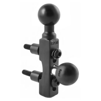 RAM® Motorcycle Brake/Clutch Reservoir Double Ball Base