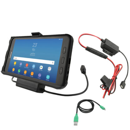 RAM® EZ-Roll'r™ Power & Data Cradle for Samsung Tab Active2 with Charger