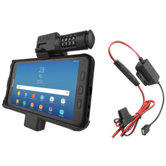 RAM® Locking Powered Cradle for Samsung Galaxy Tab Active2 with Charger
