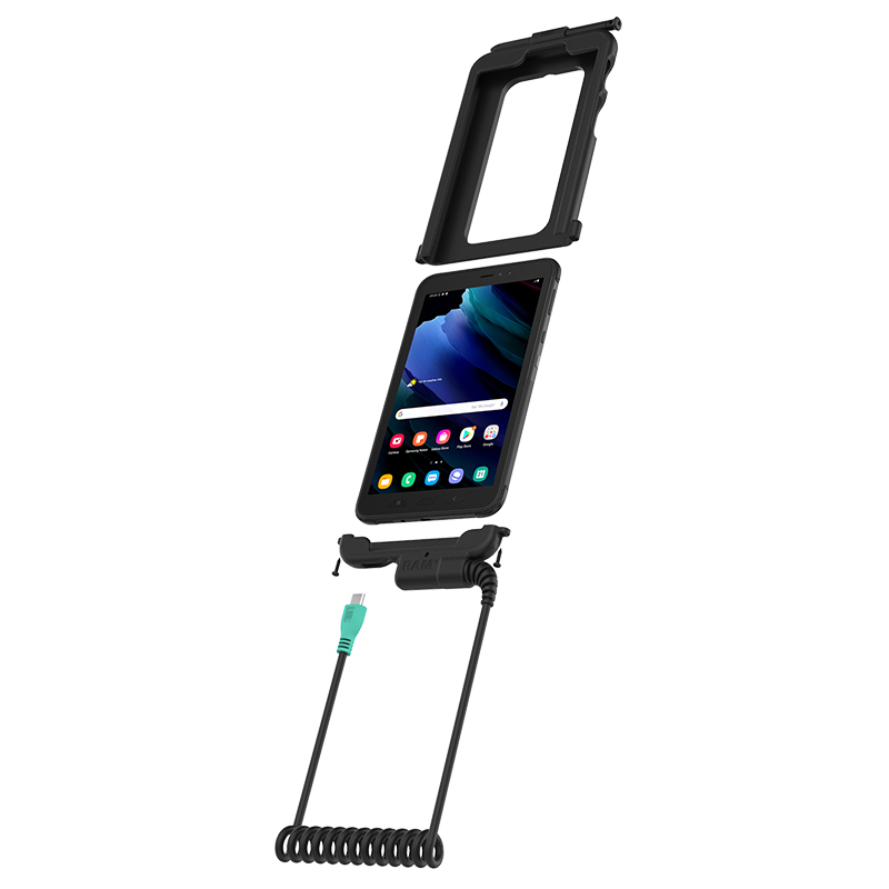 RAM® Tough-Case™ Power Delivery Bundle for Samsung Tab Active3 - Bild 5