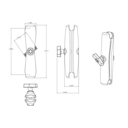 RAM® Double Socket Arm - Bild 3
