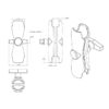 RAM® Double Socket Arm - Bild 3