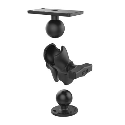 RAM® Drill-Down Double Ball Mount for Humminbird Helix 7 - Bild 3