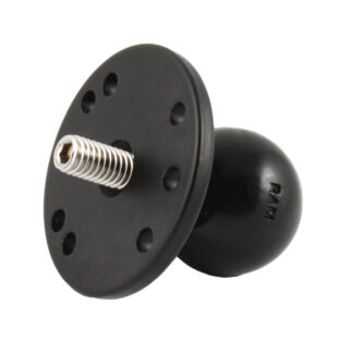 RAM® Ball Adapter with Round Plate and 3/8"-16 Threaded Stud