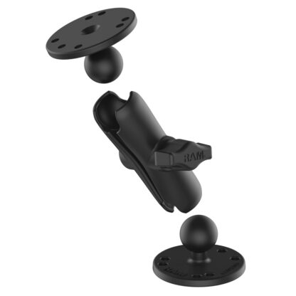 RAM® Universal Double Ball Mount with Two Round Plates - Bild 2