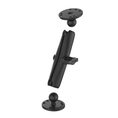 RAM® Universal Double Ball Mount with Two Round Plates - Bild 2
