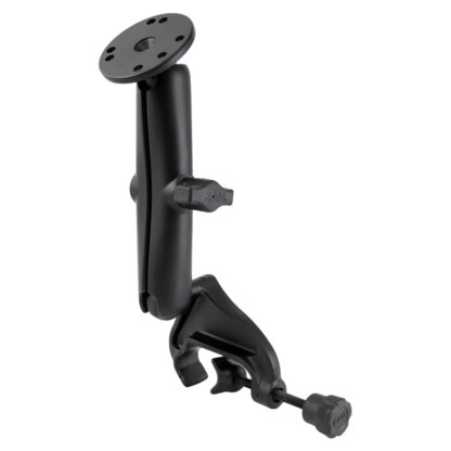 RAM® Double Ball Yoke Clamp Mount with Round Plate