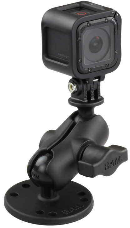 RAM® Drill-Down Double Ball Mount with Universal Action Camera Adapter - Bild 2