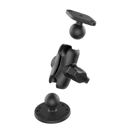 RAM® Universal Drill-Down Double Ball Mount with Diamond 2-Hole Plate - Bild 2