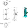 RAM® Universal Drill-Down Double Ball Mount with Diamond 2-Hole Plate - Bild 3