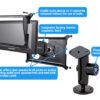 RAM® Pin-Lock™ Drill-Down Locking Mount for Garmin fleet 660/670 - Bild 4