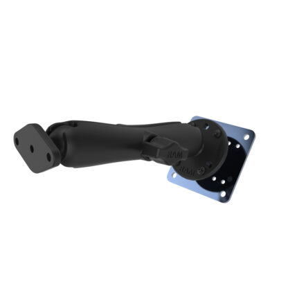 RAM® Double Ball Drill-Down Mount with Diamond Plate & Backer Plate
