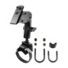 RAM® ATV/UTV Double Ball Rail Mount with Gun Holster Clip - Bild 2