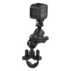 RAM® Handlebar U-Bolt Double Ball Mount with Action Camera Adapter - Bild 2