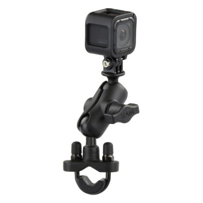 RAM® Handlebar U-Bolt Double Ball Mount with Action Camera Adapter - Bild 2