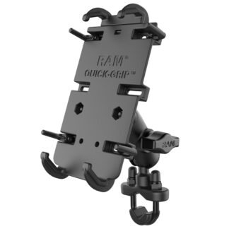 RAM® Quick-Grip™ XL Phone Mount with Handlebar U-Bolt Base
