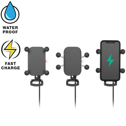 RAM® Tough-Charge™ Waterproof Wireless Charging Motorcycle Mount - Bild 2