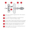 GDS® Universal Phone Dock with Handlebar U-Bolt Base for IntelliSkin® - Bild 5