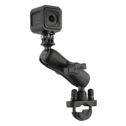 RAM® Handlebar U-Bolt Double Ball Mount with Action Camera Adapter - Bild 2