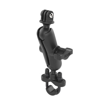 RAM® Handlebar U-Bolt Double Ball Mount with Action Camera Adapter - Bild 3