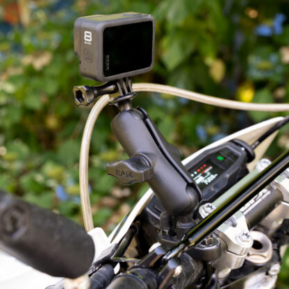 RAM® Handlebar U-Bolt Double Ball Mount with Action Camera Adapter - Bild 5