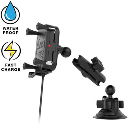 RAM® Tough-Charge™ Waterproof Wireless Charging Suction Cup Mount - Bild 3