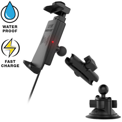 RAM® Quick-Grip™ Waterproof Wireless Charging Suction Cup Mount - Bild 3