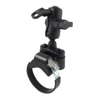 RAM® ATV/UTV Double Ball Rail Mount with 9mm Angled Bolt Head Adapter