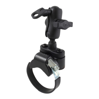 RAM® ATV/UTV Double Ball Rail Mount with 9mm Angled Bolt Head Adapter