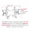 RAM® X-Grip® with RAM® Twist-Lock™ Dual Suction and Backing Plate - Bild 3