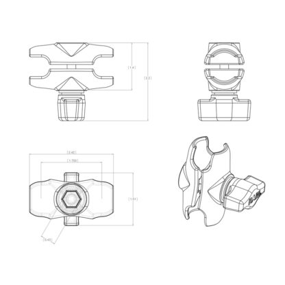 RAM® Double Socket Arm - Bild 3