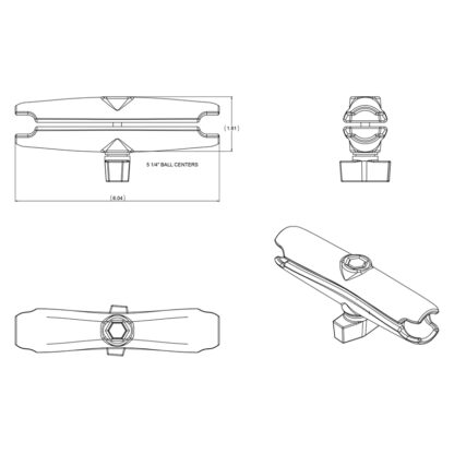 RAM® Double Socket Arm - Bild 3