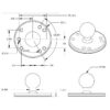 RAM® Round Plate with Ball - Bild 3