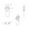 RAM® Handlebar U-Bolt Base for Rails 0.5" to 1.25" in Diameter - Bild 4