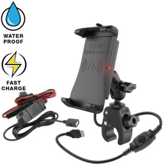 RAM® Quick-Grip™ Waterproof Wireless Charging Mount with Tough-Claw™