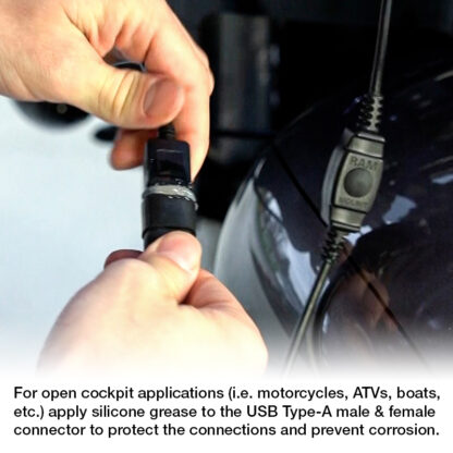 RAM® Quick-Grip™ Waterproof Wireless Charging Mount with Tough-Claw™ - Bild 6