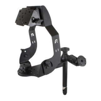 RAM® MDT Display Mount with Long Flange, Swing Arm & 8" Upper Pole